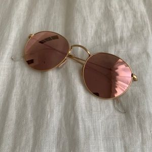 Ray-band Pink ROUND FLASH LENSES